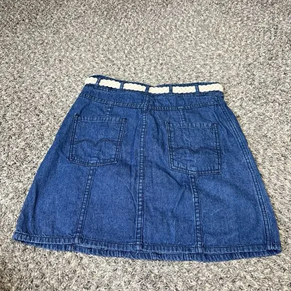 Spell and the Gypsy Collective Boulevard Denim Mini Skirt Blue Size Large READ - Picture 4 of 6
